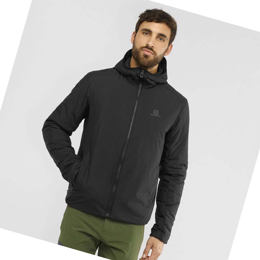 Chaquetas Salomon OUTRACK INSULATED Hombre Negros | MX 3321KOR